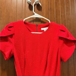 Calvin Klein Vibrant Red Jumpsuit